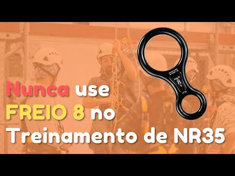 Freio 8 no trabalho em altura